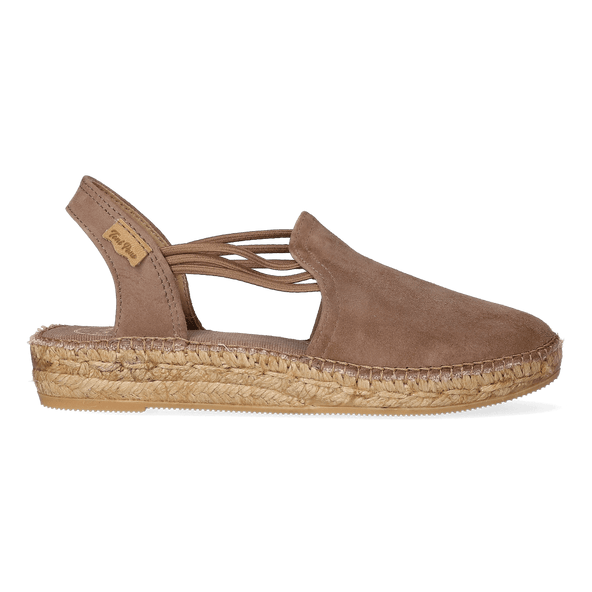 Nuria Damen Espadrilles Taupe