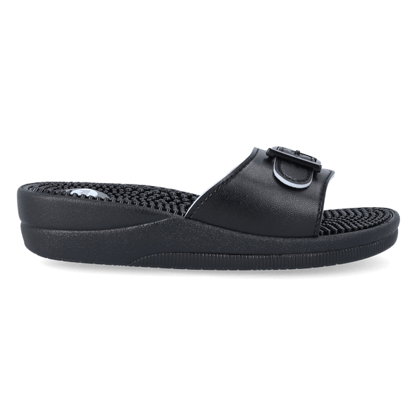 New Massage Damen Badeslipper Black