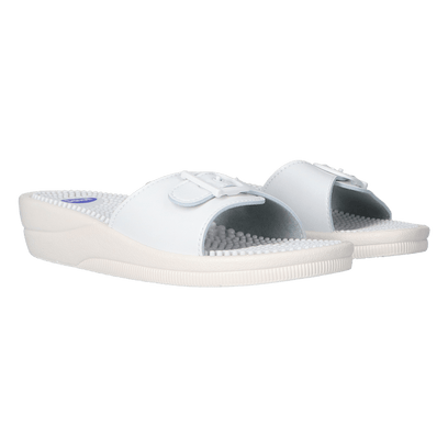 New Massage Damen Badeslipper White