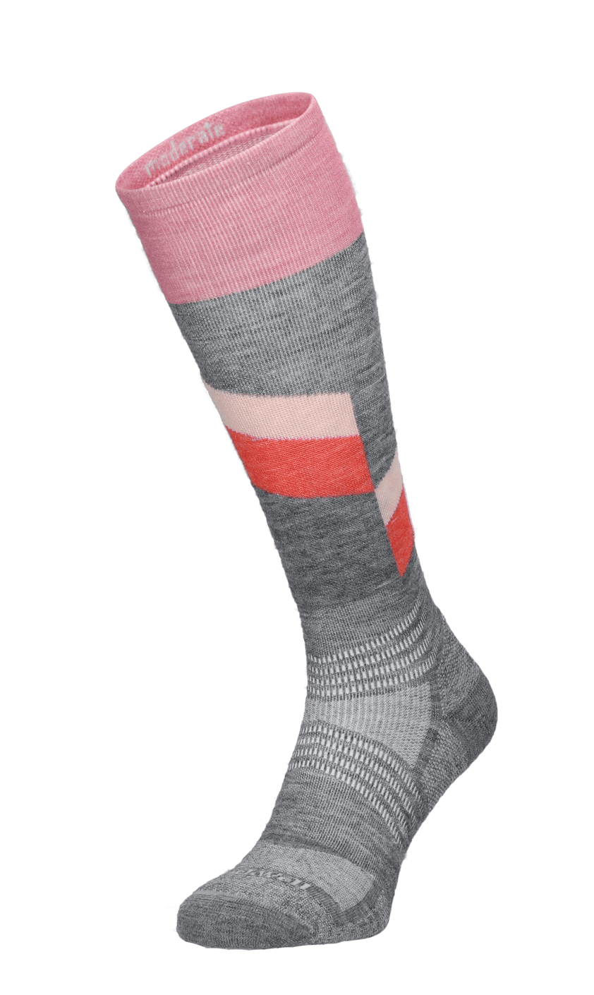 Steep Medium Damen Skisocken 15-20 mmHg Grey