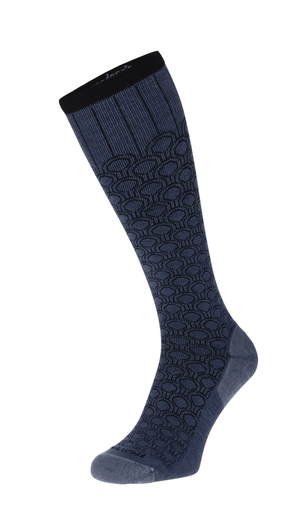 Deco Dot Damen Kompressionsstrümpfe 15-20 mmHg Denim