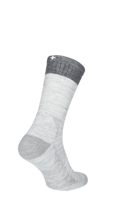 Elevate Crew Herren Sportsocken 15-20 mmHg Lt Grey