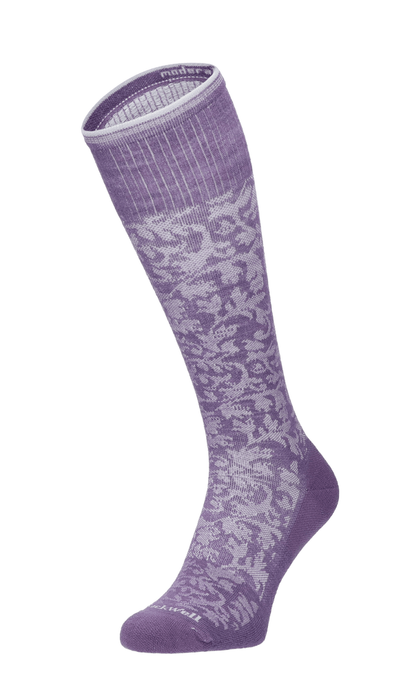 Damask Damen Kompressionsstrümpfe Klasse 1 Plum