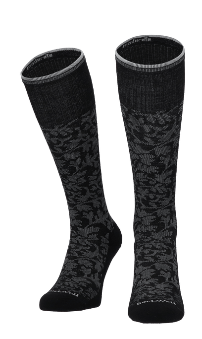 Damask Damen Kompressionsstrümpfe Klasse 1 Black