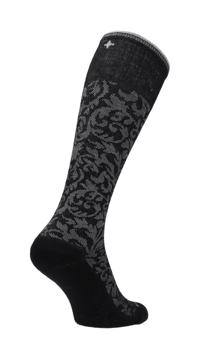 Damask Damen Kompressionsstrümpfe Klasse 1 Black