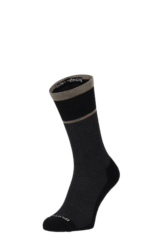 Plantar Cush Crew Herren Fersensporn Socken Klasse 2 Black