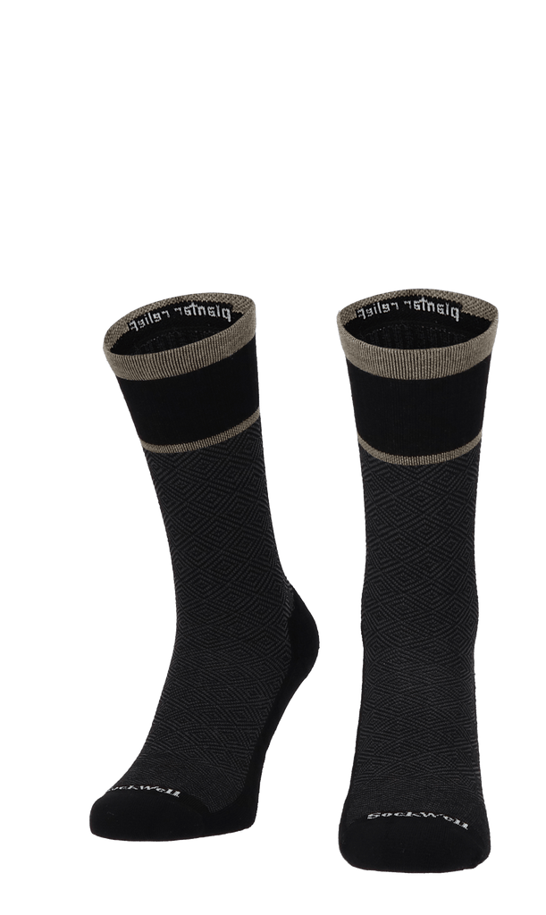 Plantar Cush Crew Herren Fersensporn Socken Klasse 2 Black