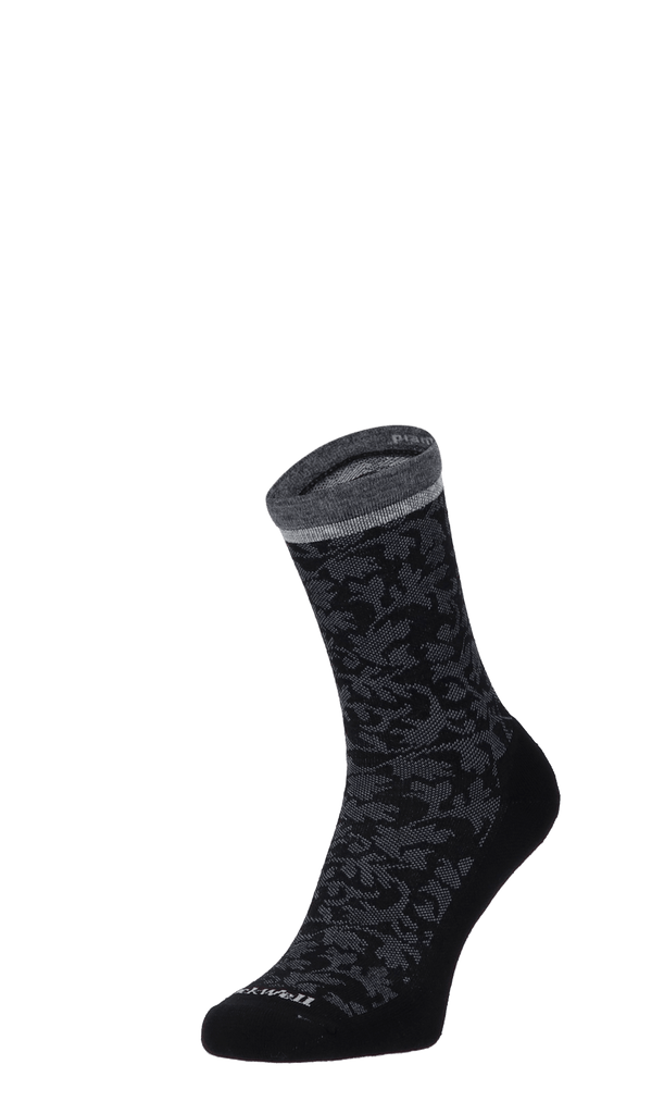 Plantar Cush Crew Damen Fersensporn Socken 20-30 mmHg Black