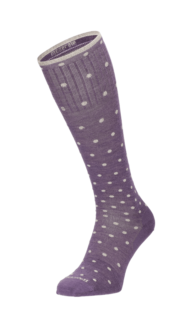 On The Spot Damen Kompressionsstrümpfe 15-20 mmHg Plum Sparkle