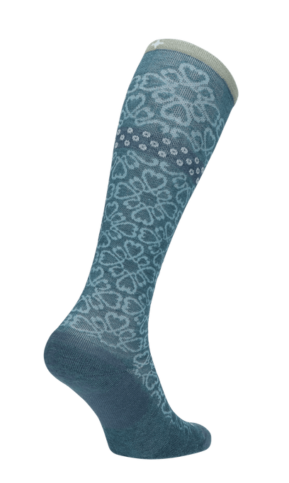 Botanical Damen Kompressionsstrümpfe 15-20 mmHg Blue Ridge