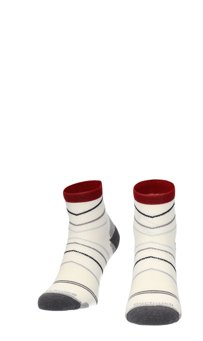 Pacer Quarter Herren Sportsocken 20-30 mmHg Natural