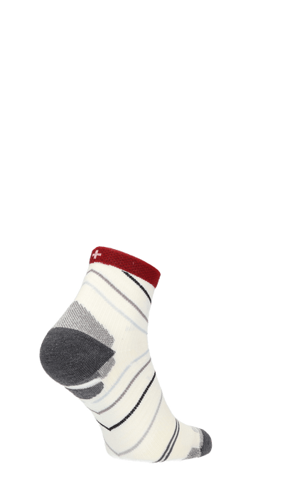 Pacer Quarter Herren Sportsocken 20-30 mmHg Natural