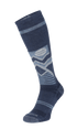 Snow Peak Herren Skisocken 15-20 mmHg Denim