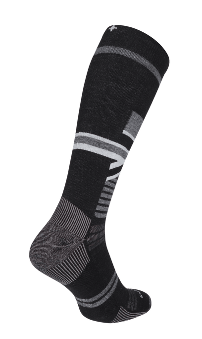 Snow Peak Herren Skisocken 15-20 mmHg Black