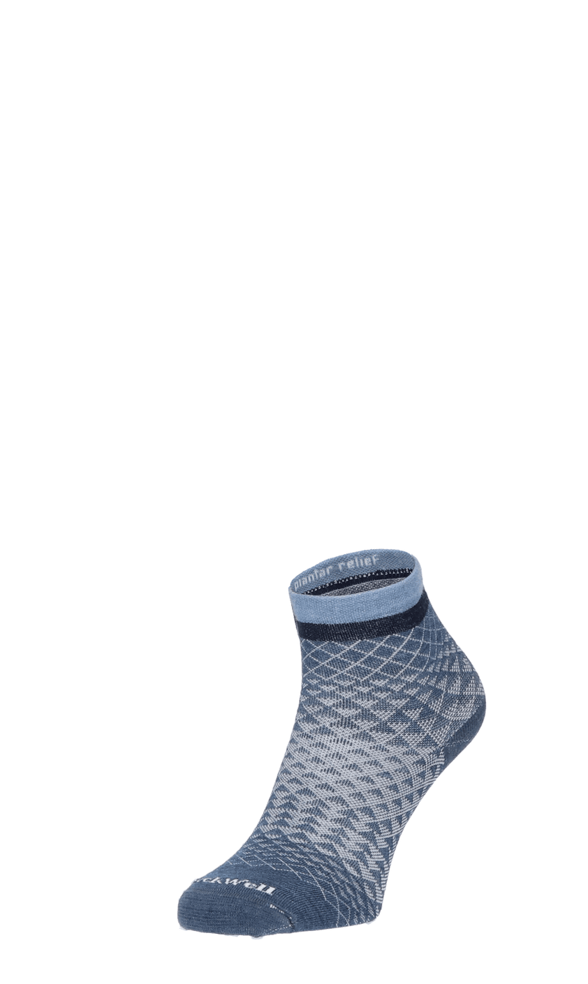 Plantar Ease II Quarter Damen Fersensporn Socken Klasse 2 Denim