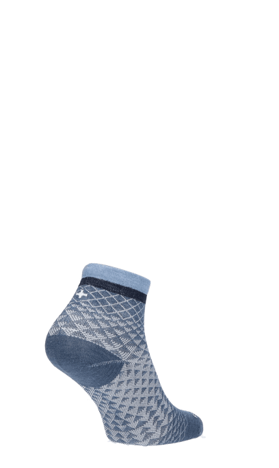 Plantar Ease II Quarter Damen Fersensporn Socken Klasse 2 Denim