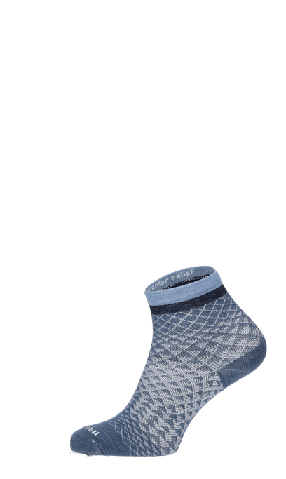 Plantar Ease II Quarter Damen Fersensporn Socken Klasse 2 Denim