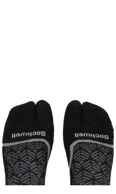 Bunion Crew Damen Hallux Valgus Socken Black