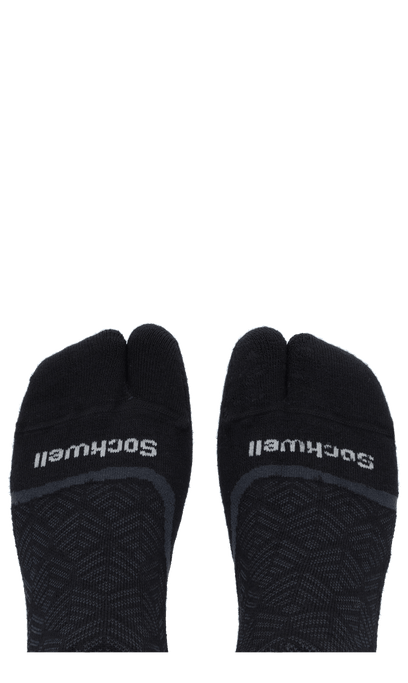 Bunion Crew Damen Hallux Valgus Socken Black Solid