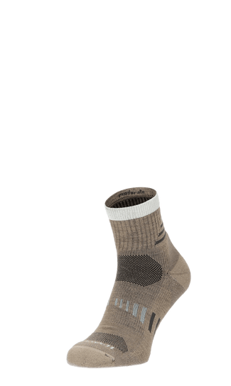 Ascend II Quarter Herren Wandersocken Klasse 1 Khaki