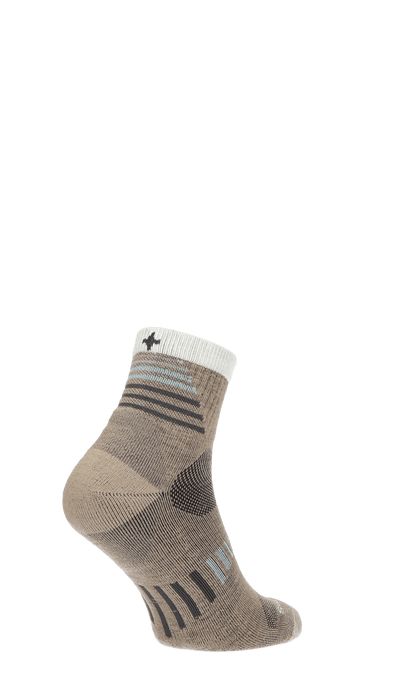 Ascend II Quarter Herren Wandersocken Klasse 1 Khaki