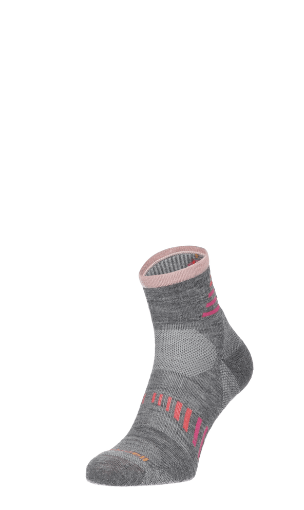 Ascend II Quarter Damen Wandersocken 15-20 mmHg Grey