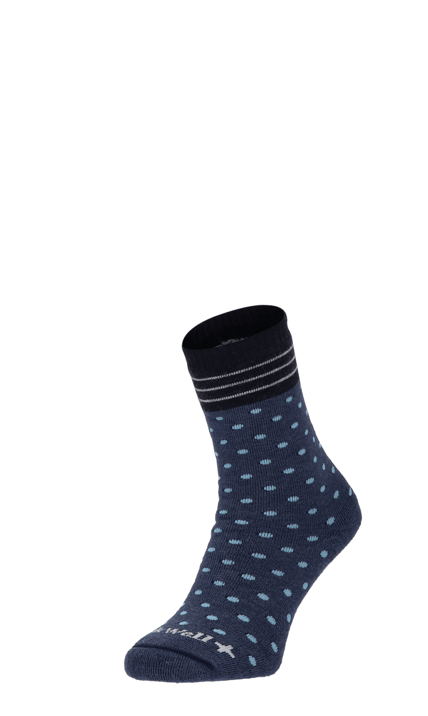 Plush Damen Diabetikersocken Denim
