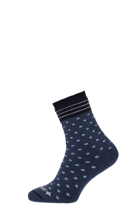 Plush Damen Diabetikersocken Denim