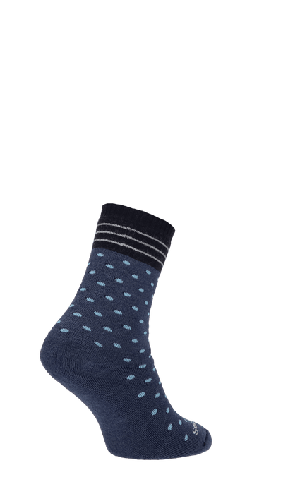 Plush Damen Diabetikersocken Denim
