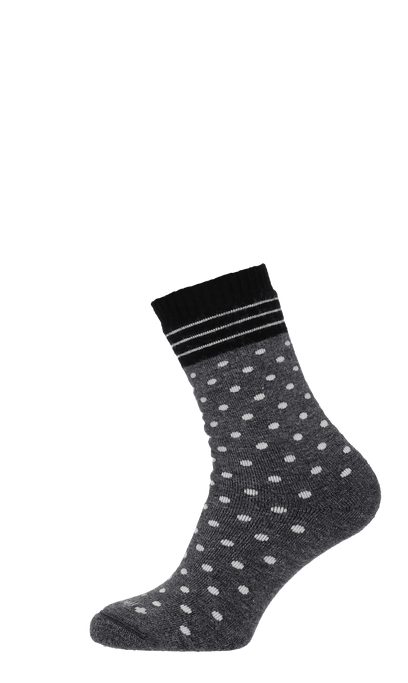 Plush Damen Diabetikersocken Charcoal