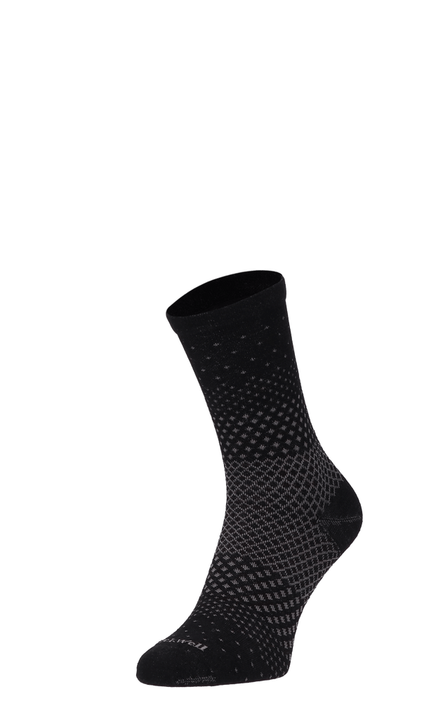 Plantar Ease Crew Damen Socken 20-30 mmHg Black