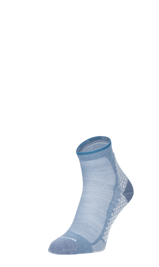 Plantar Sport Quarter Damen Fersensporn Socken Bluestone