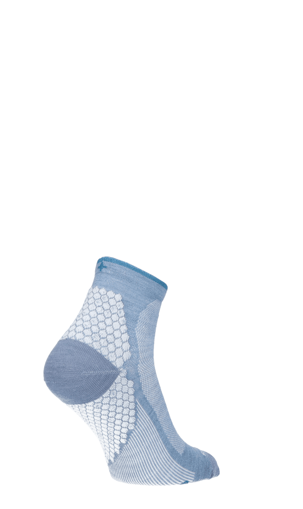Plantar Sport Quarter Damen Fersensporn Socken Bluestone