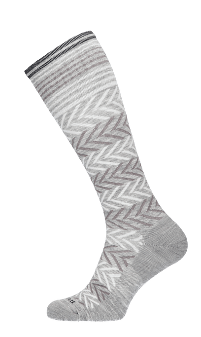 Chevron Damen Kompressionsstrümpfe 15-20 mmHg Grey