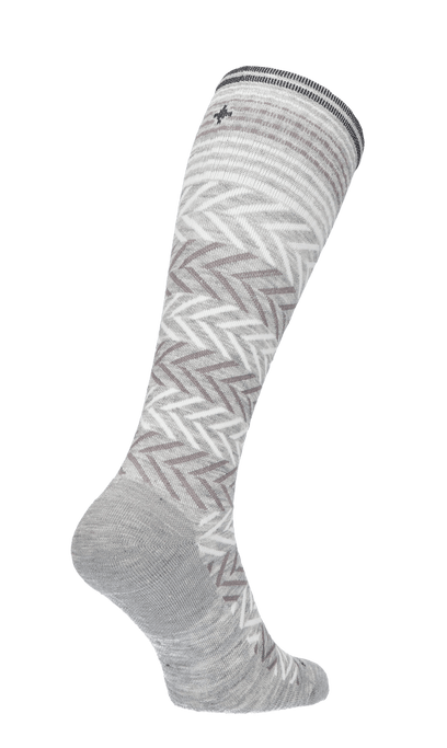 Chevron Damen Kompressionsstrümpfe 15-20 mmHg Grey