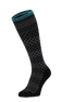 Chevron Damen Kompressionsstrümpfe 15-20 mmHg Black