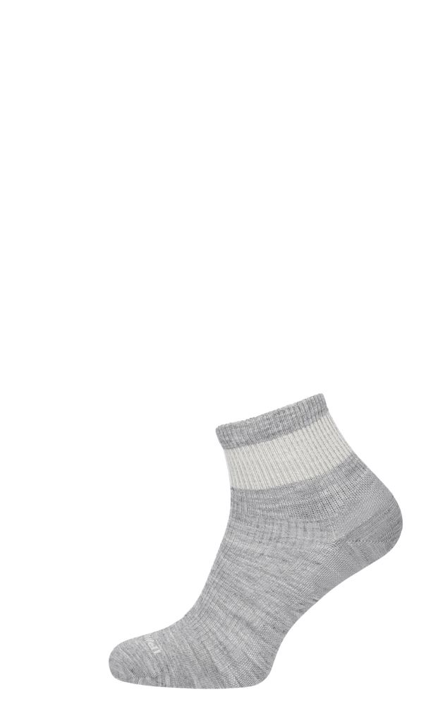 Plantar Relief Quarter Herren Fersensporn Socken 20-30 mmHg Light Grey