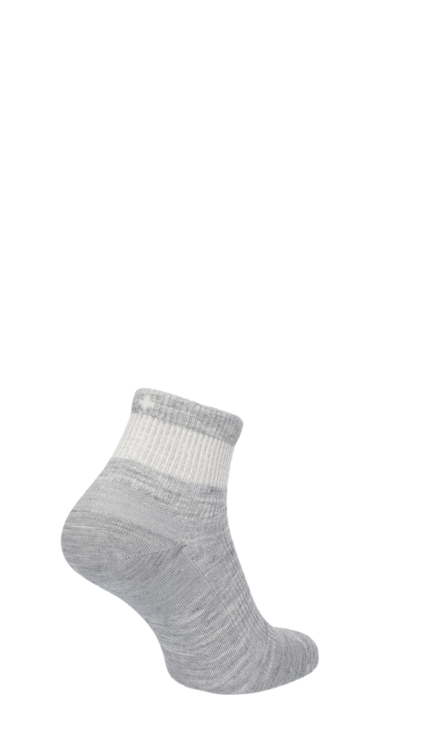 Plantar Relief Quarter Herren Fersensporn Socken 20-30 mmHg Light Grey