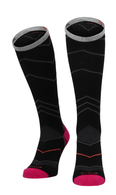 Incline Damen Sportsocken 15-20 mmHg Black