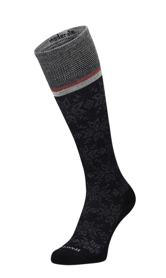 Winterland Damen Kompressionsstrümpfe 15-20 mmHg Black