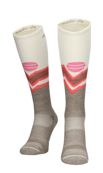 Mountain Beat Damen Wandersocken Klasse 1 Khaki