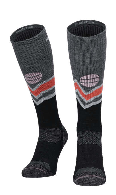 Mountain Beat Damen Wandersocken 15-20 mmHg Black