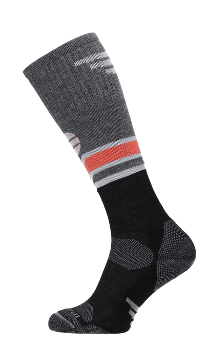 Mountain Beat Damen Wandersocken 15-20 mmHg Black