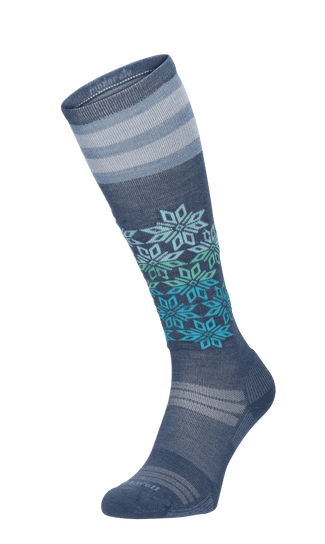 Powder Day Damen Skisocken Klasse 1 Denim