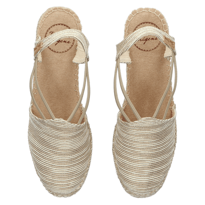 Tania-ZR Damen Espadrilles Beige