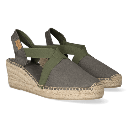 Ter Damen Espadrilles Caqui