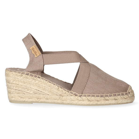 Ter Damen Espadrilles Taupe