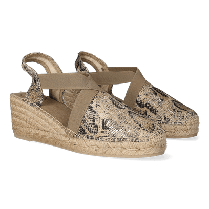 Terra-MB Damen Espadrilles Taupe