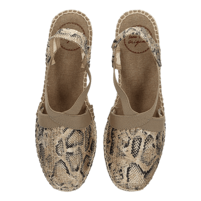 Terra-MB Damen Espadrilles Taupe