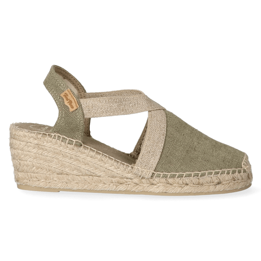 Terra-V Damen Espadrilles Caqui Vintage